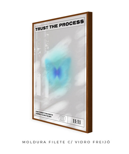 Trust the process (azul)