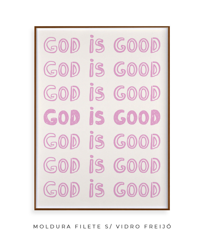 God is good (rosa)