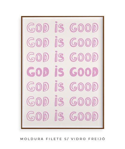 God is good (rosa)