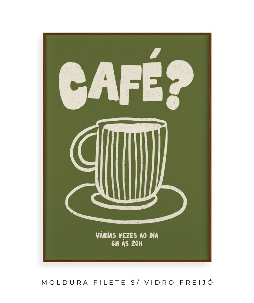 Café?- Verde e Off White