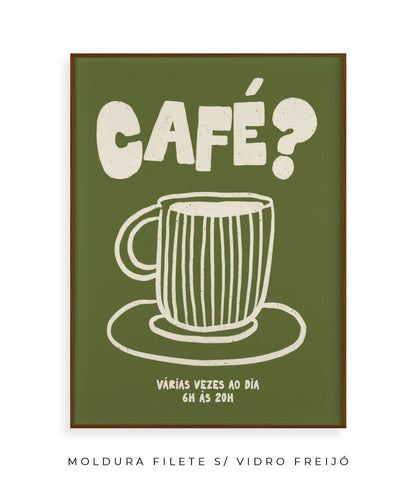 Café?- Verde e Off White