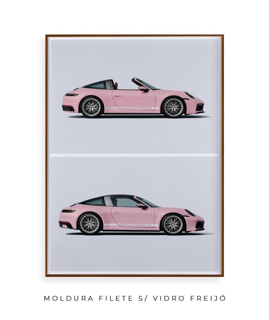 Pink porsche