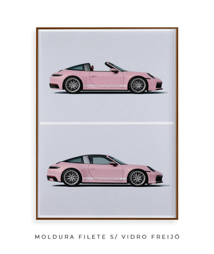 Pink porsche