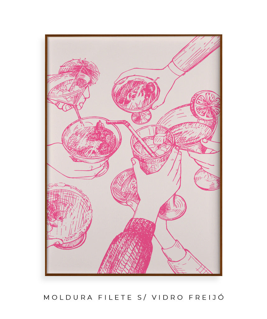 Pink Cheers (vertical)