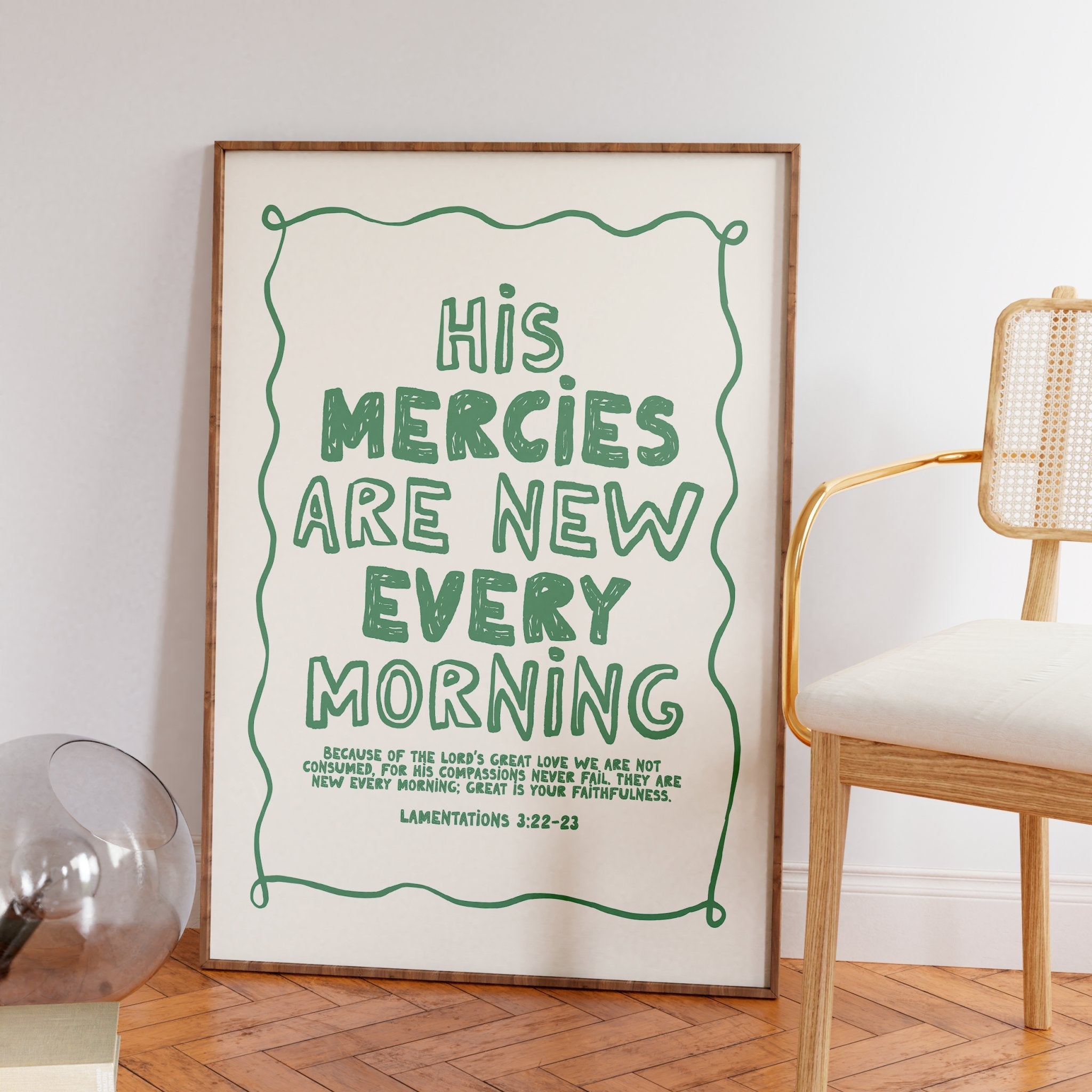 His mercies are new every morning (verde) (arquivo digital)