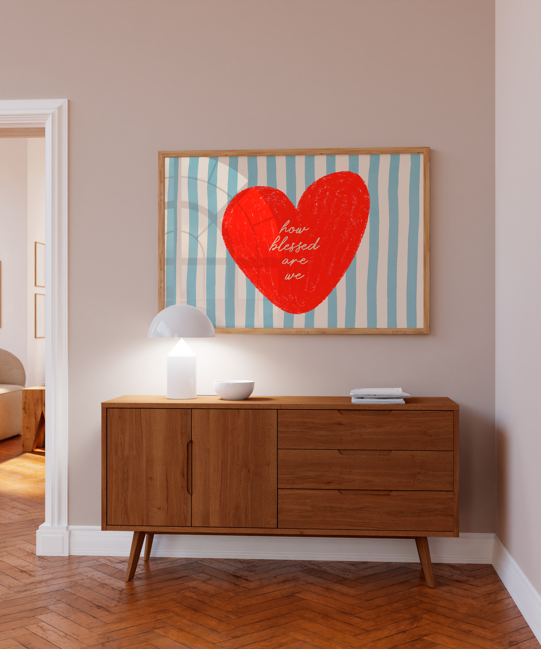 How blessed are we- listrado azul