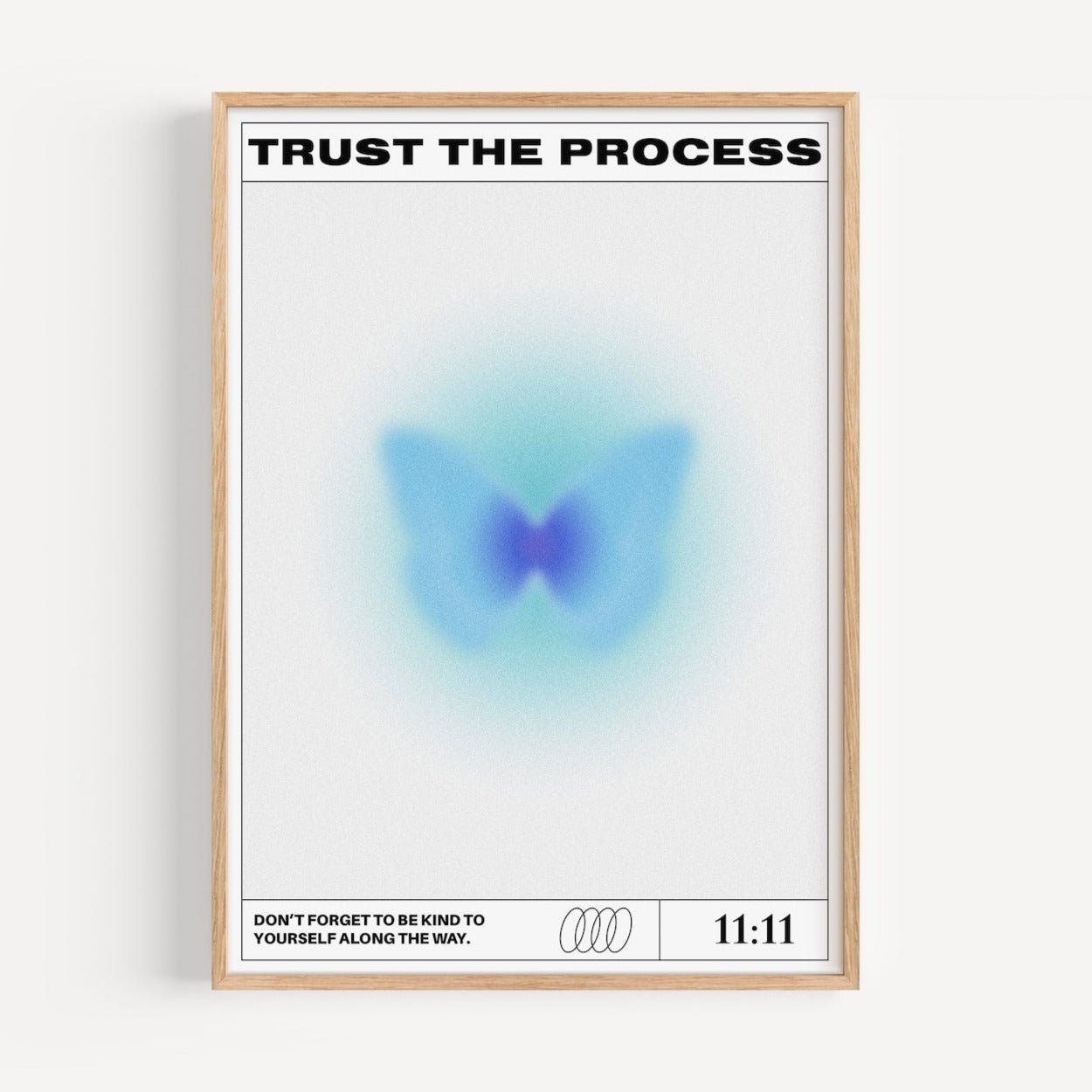 Trust the process (azul)