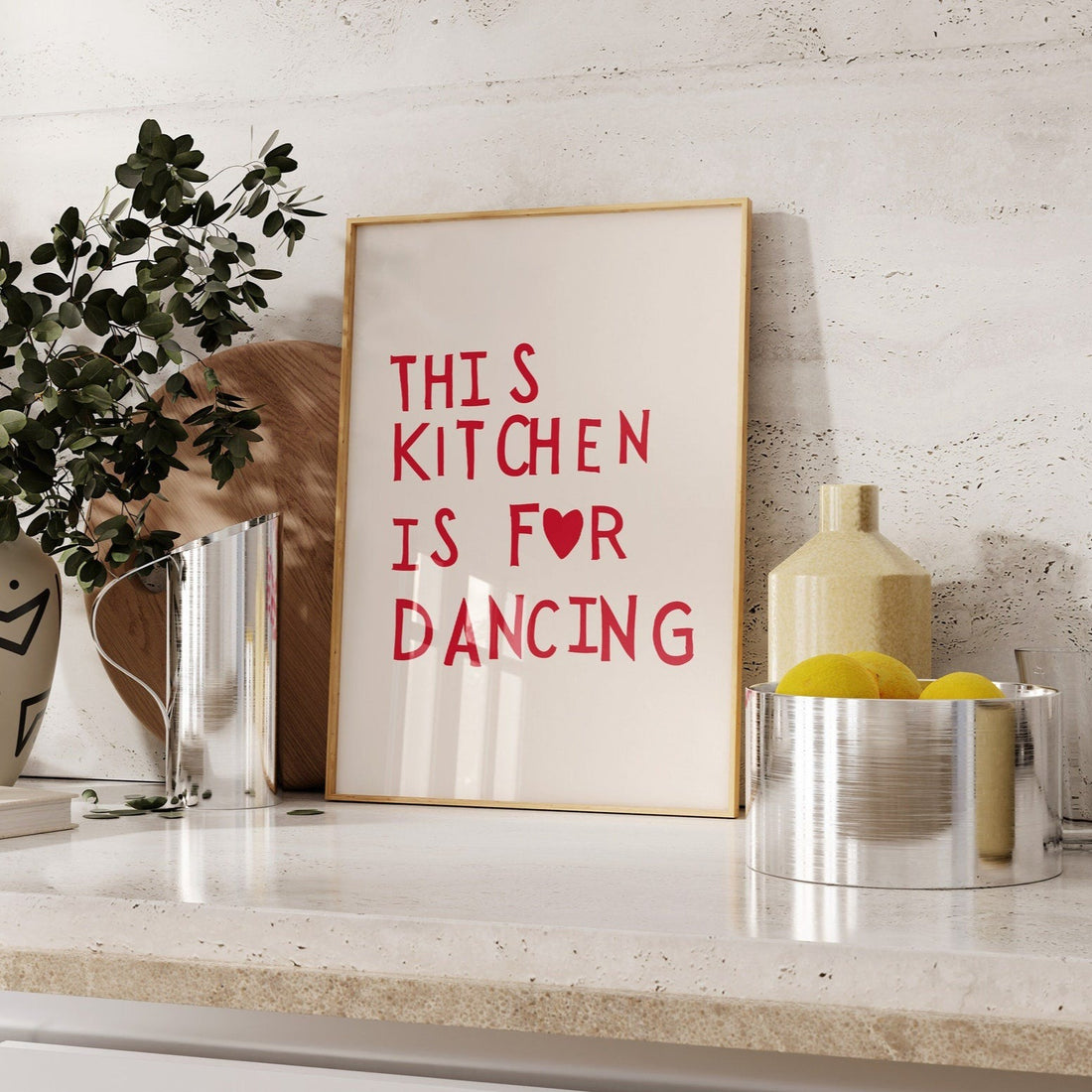 This kitchen is for dancing!