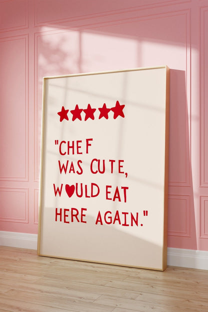 The Chef was cute! (arquivo digital)