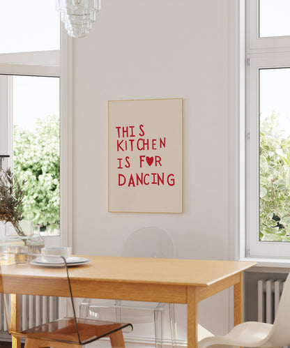 This kitchen is for dancing!