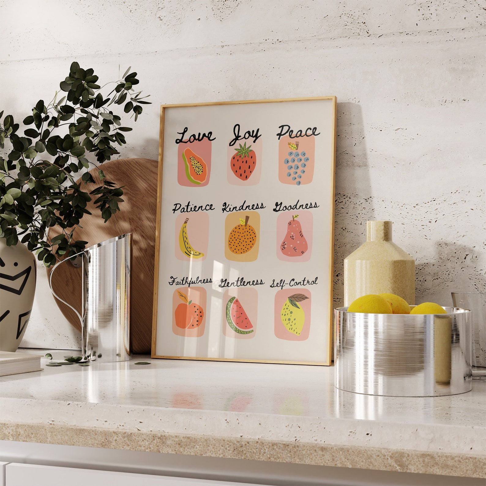 Quadro Decorativo O Fruto do Espírito