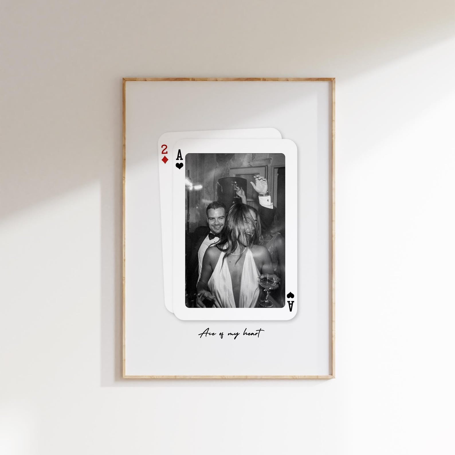 Quadro Personalizado Cartas com Foto