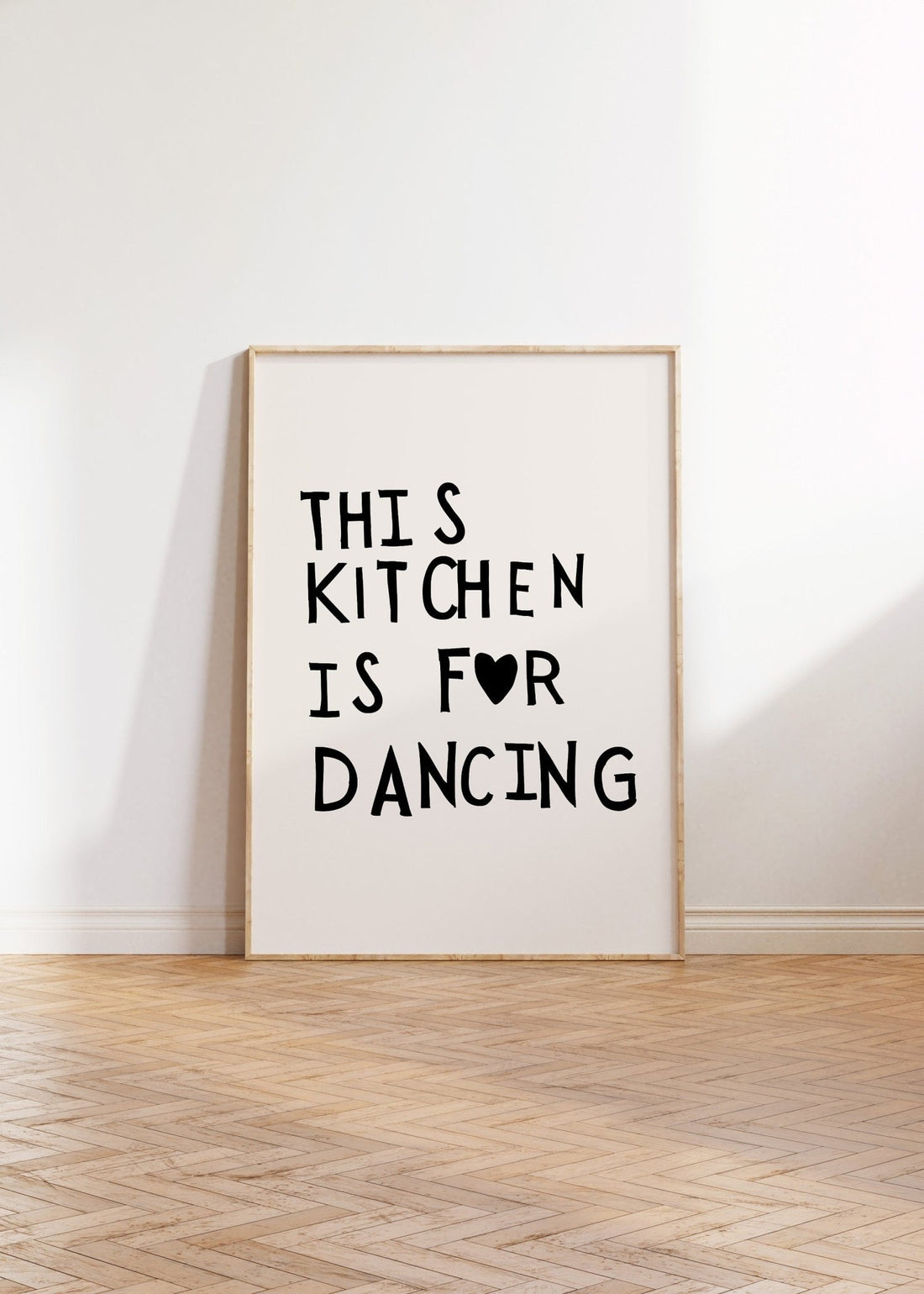 This kitchen is for dancing! (preto)