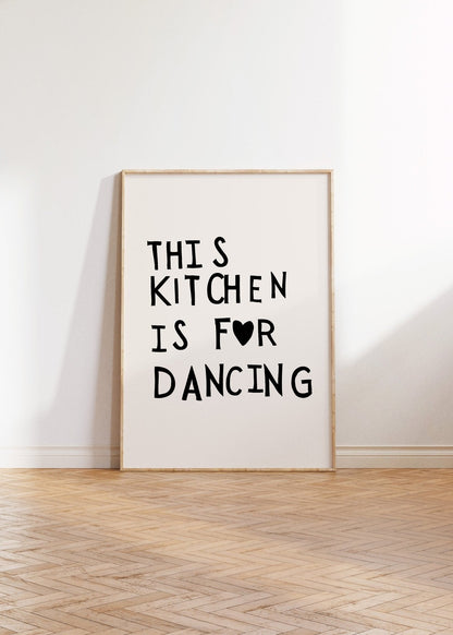 This kitchen is for dancing! (preto) (arquivo digital)