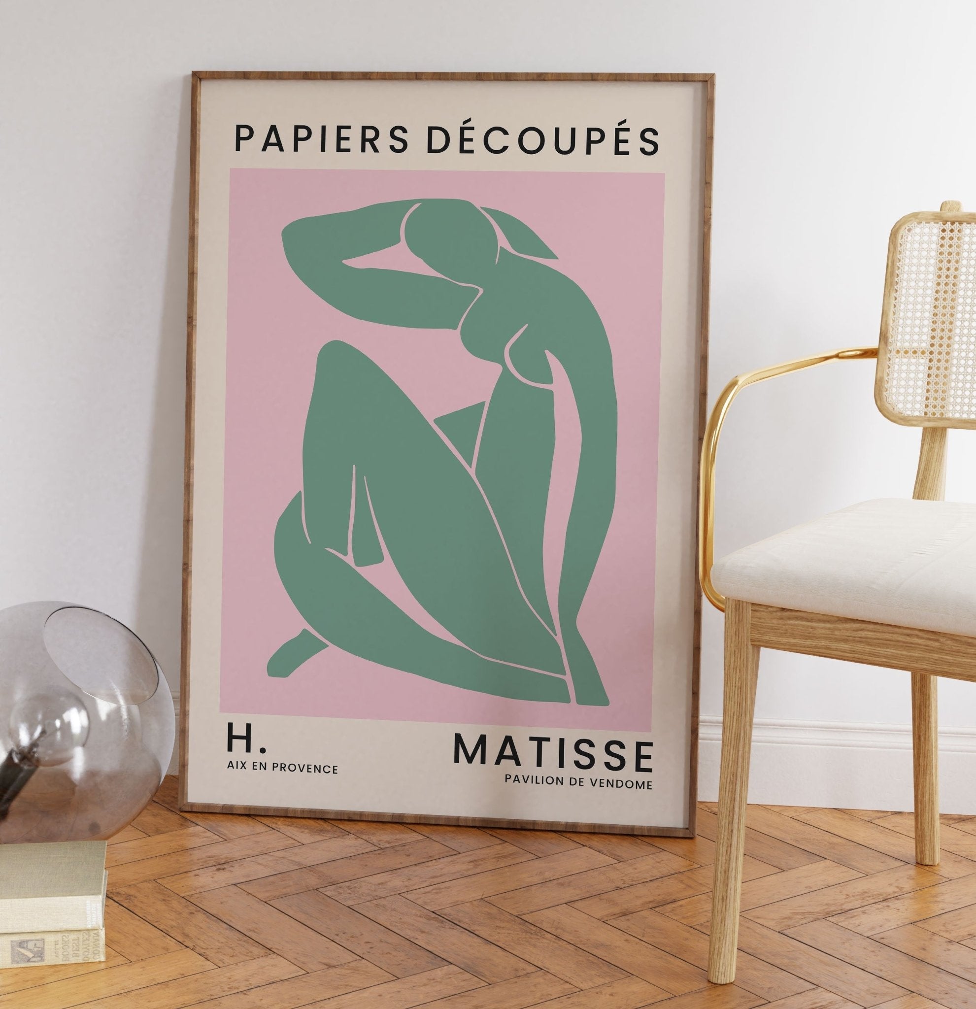 Matisse- verde e rosa | Arte Digital