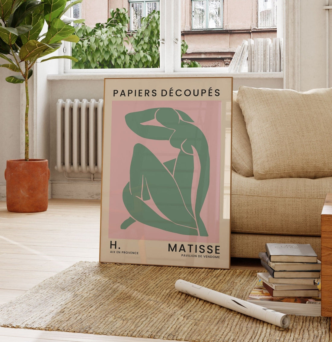 Matisse- verde e rosa (arquivo digital)