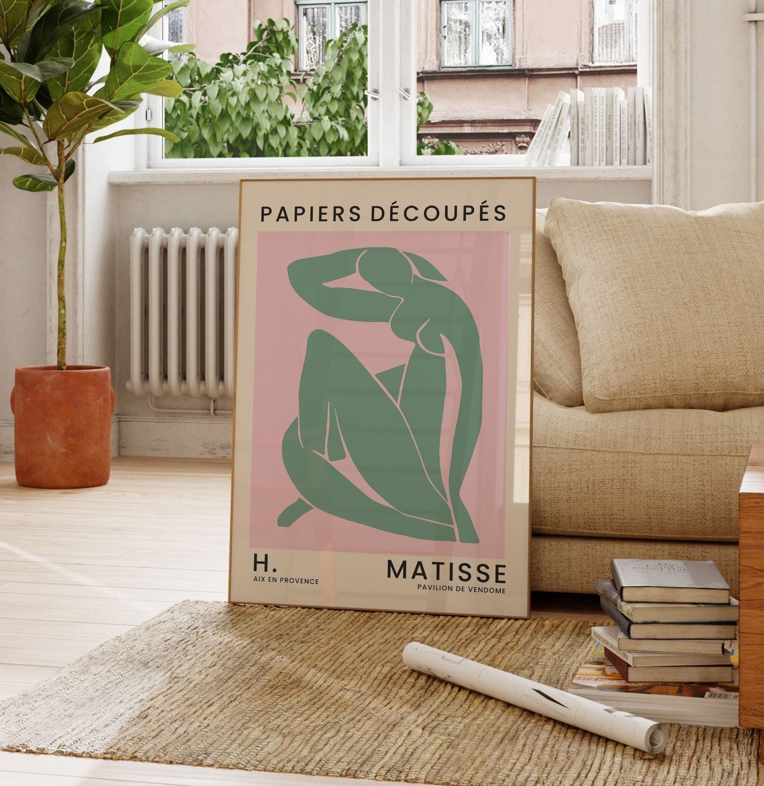 Matisse- verde e rosa (arquivo digital)