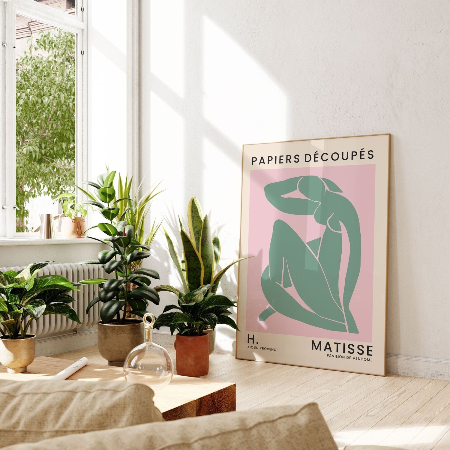 Matisse- verde e rosa (arquivo digital)