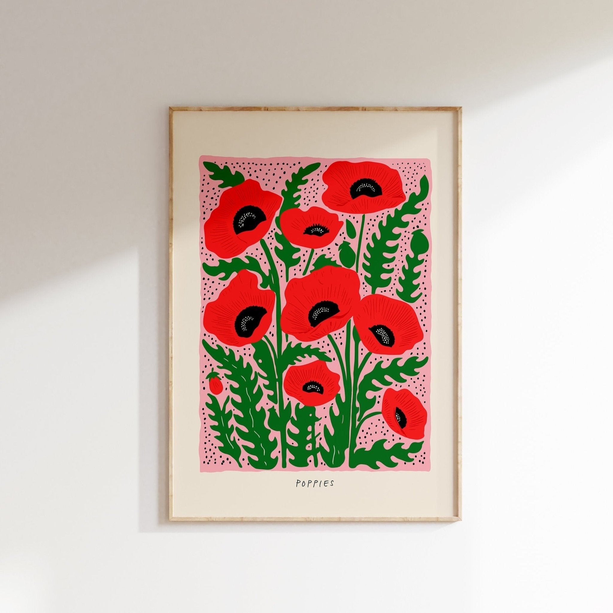 Quadro Decorativo Poppies