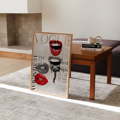 Vogue (red lips)