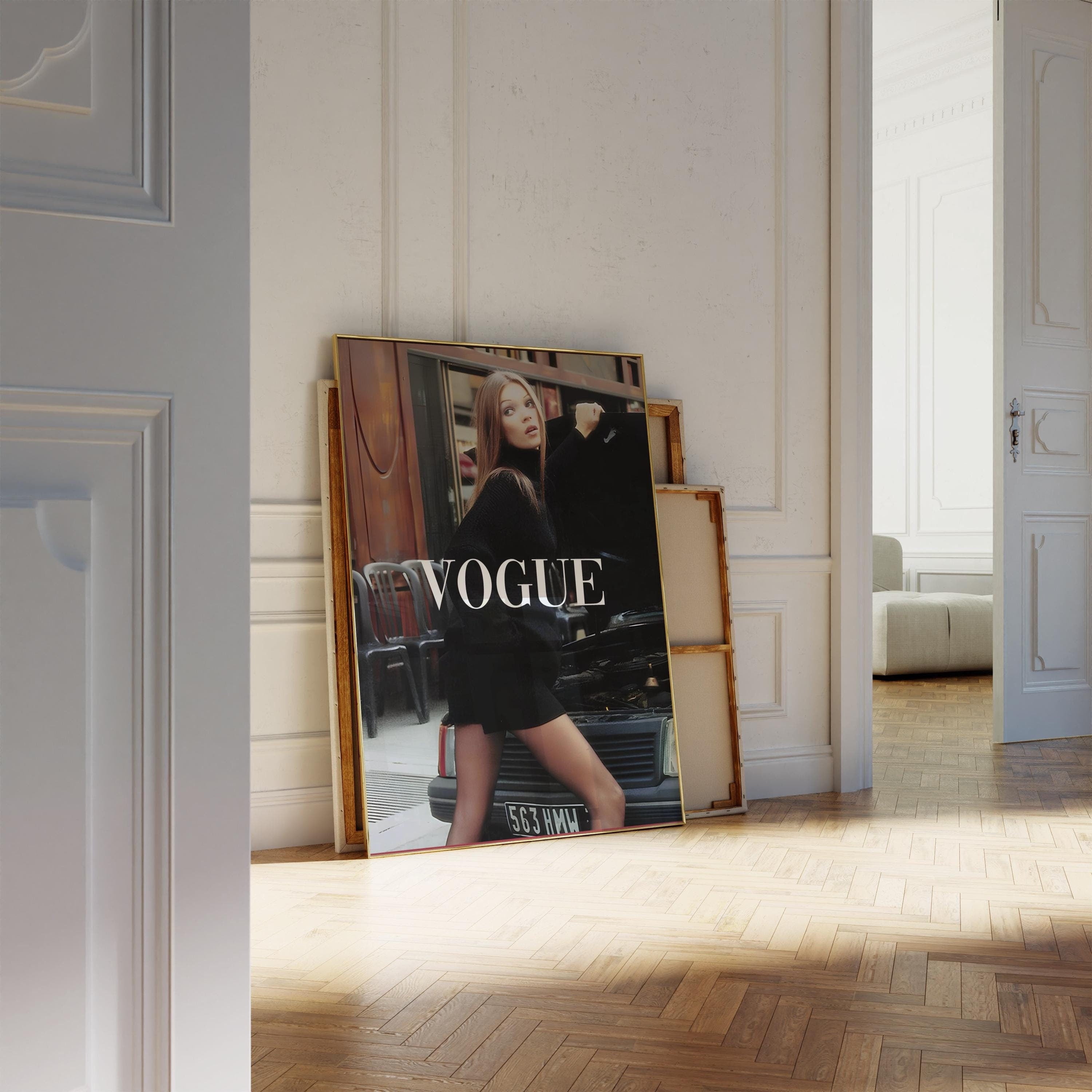 Quadro Decorativo Vogue- Kate Moss nº2
