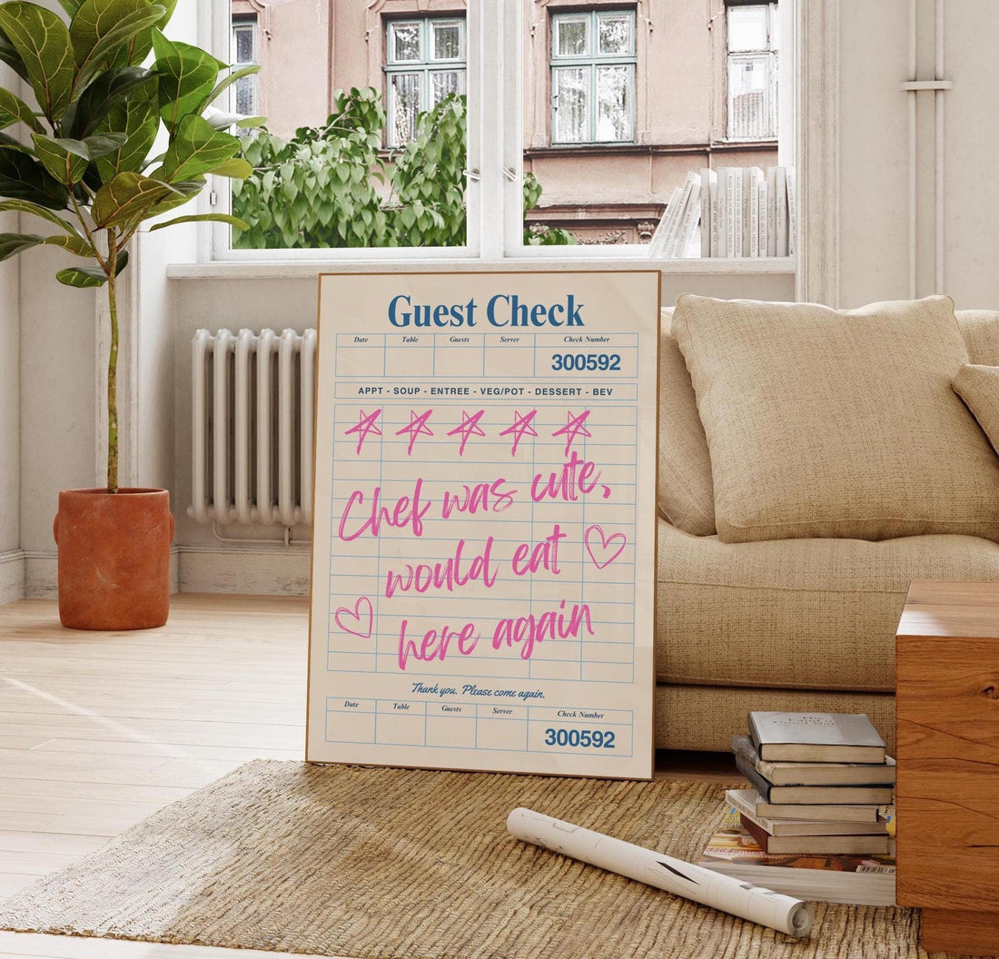 Chef Was Cute (guest check) (arquivo digital)