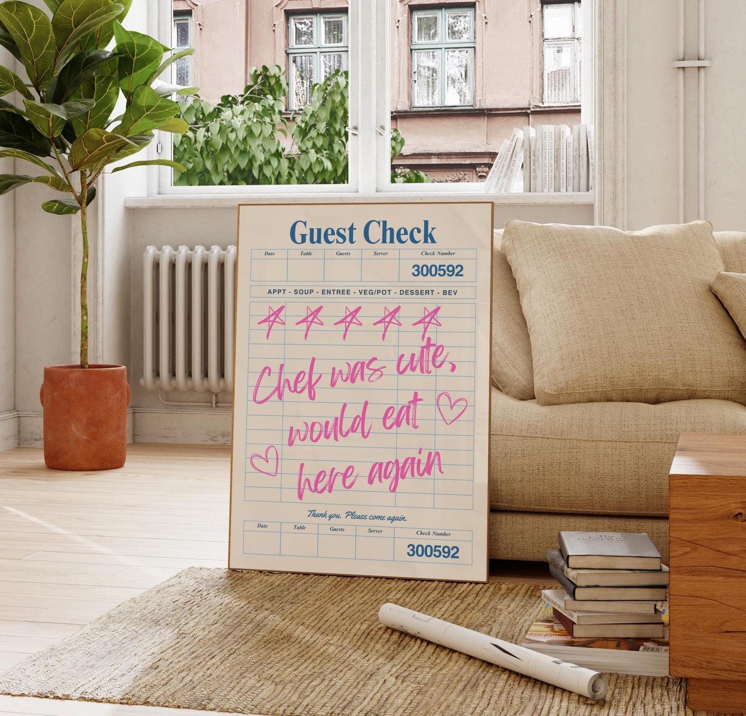 Chef Was Cute (guest check) (arquivo digital)