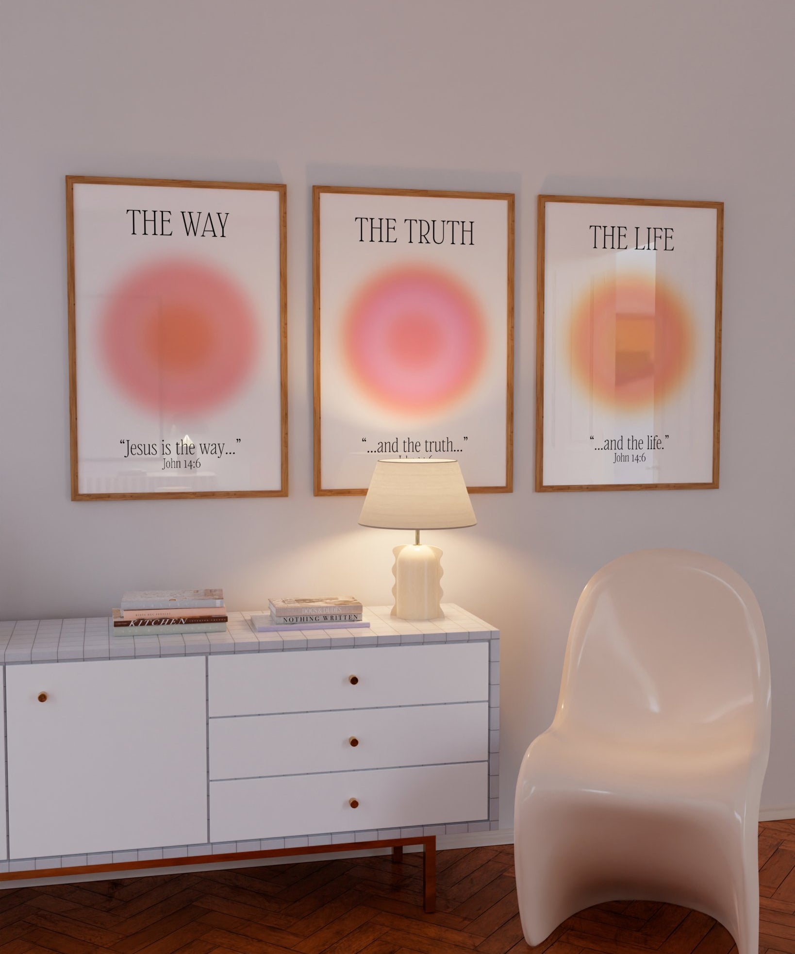 Quadro Decorativo Jesus is the way, the truth and the life