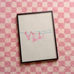 Quadro decorativo Meet me at the beach com moldura preto