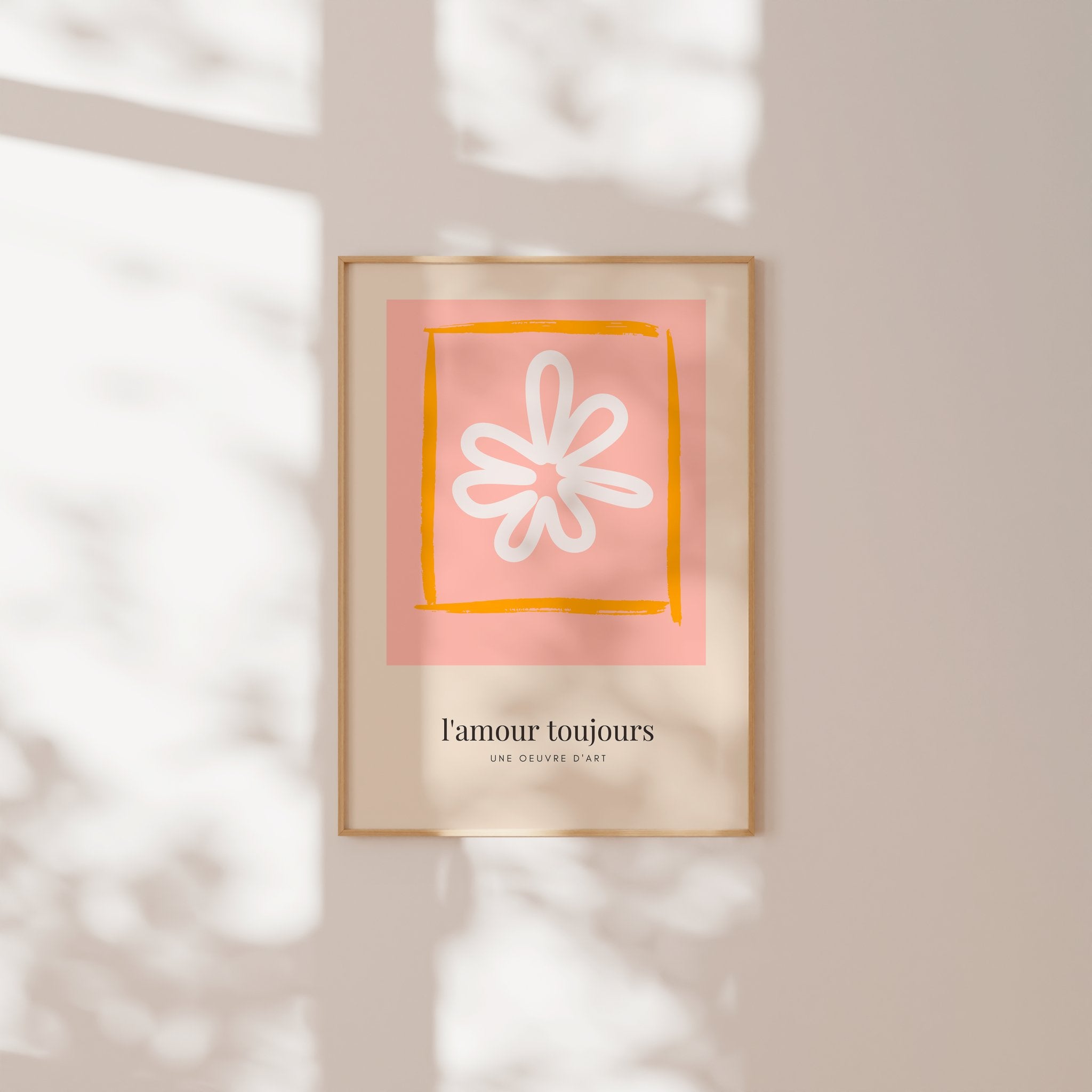 Quadro Decorativo L'amour Toujours