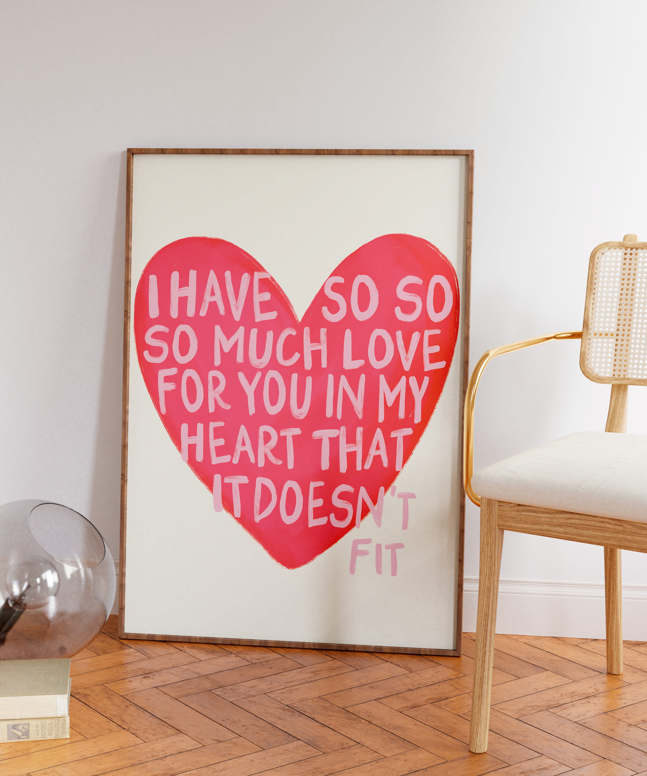 Quadro Decorativo Love