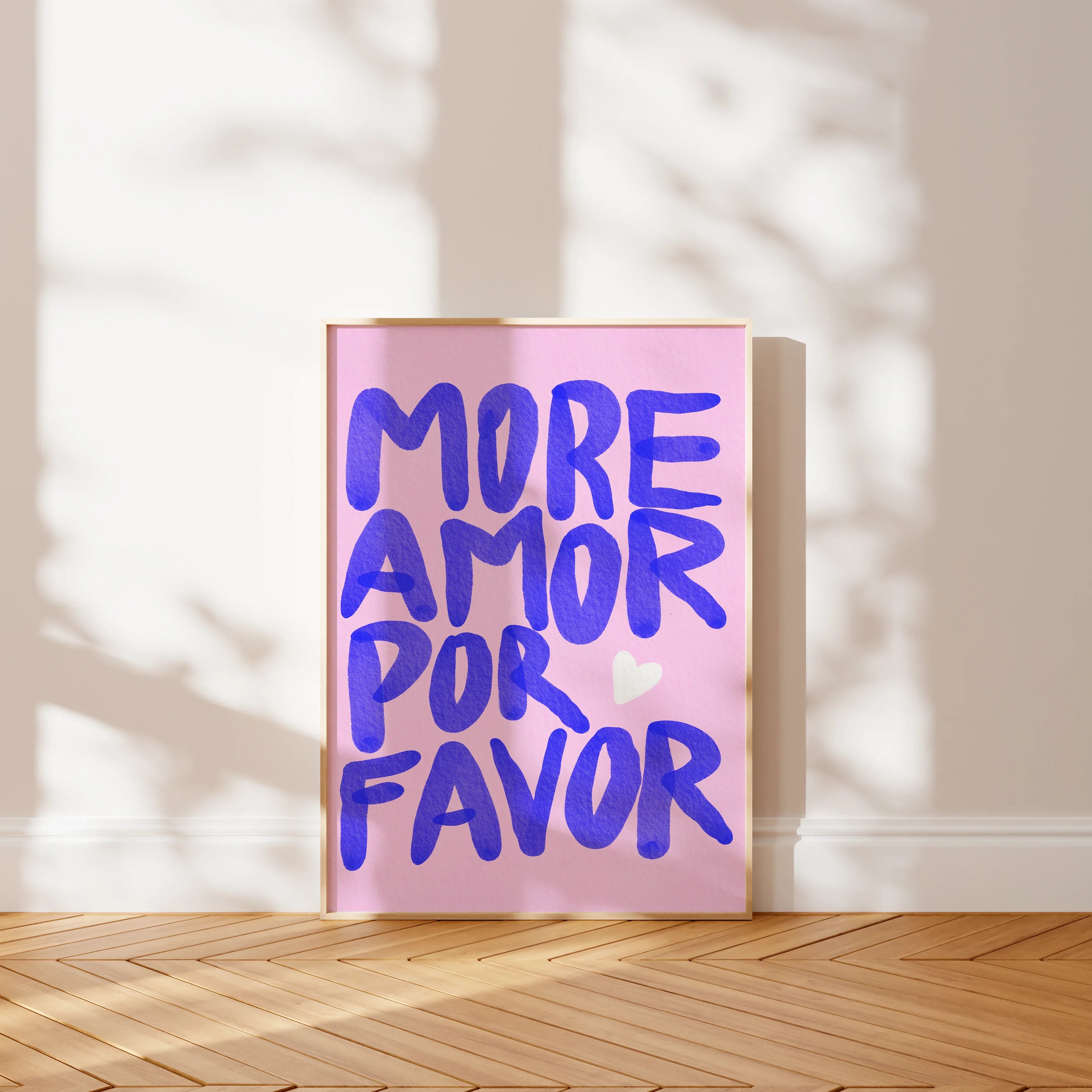 More amor por favor- azul