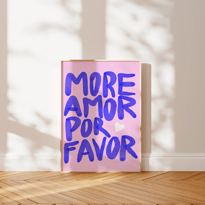 More amor por favor- azul (arquivo digital)