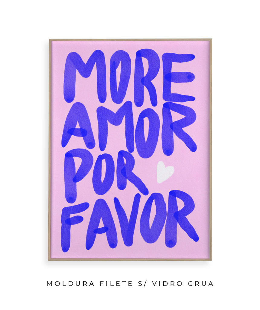 More amor por favor- azul