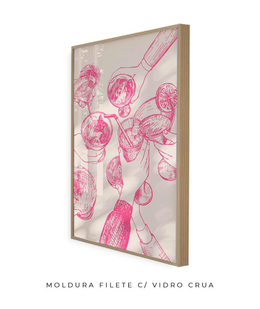 Pink Cheers (vertical)