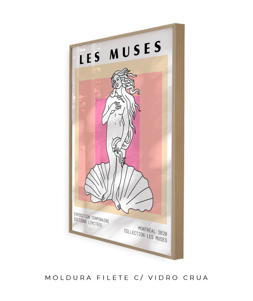 Les Muses- Deusa Grega e concha (rosa)