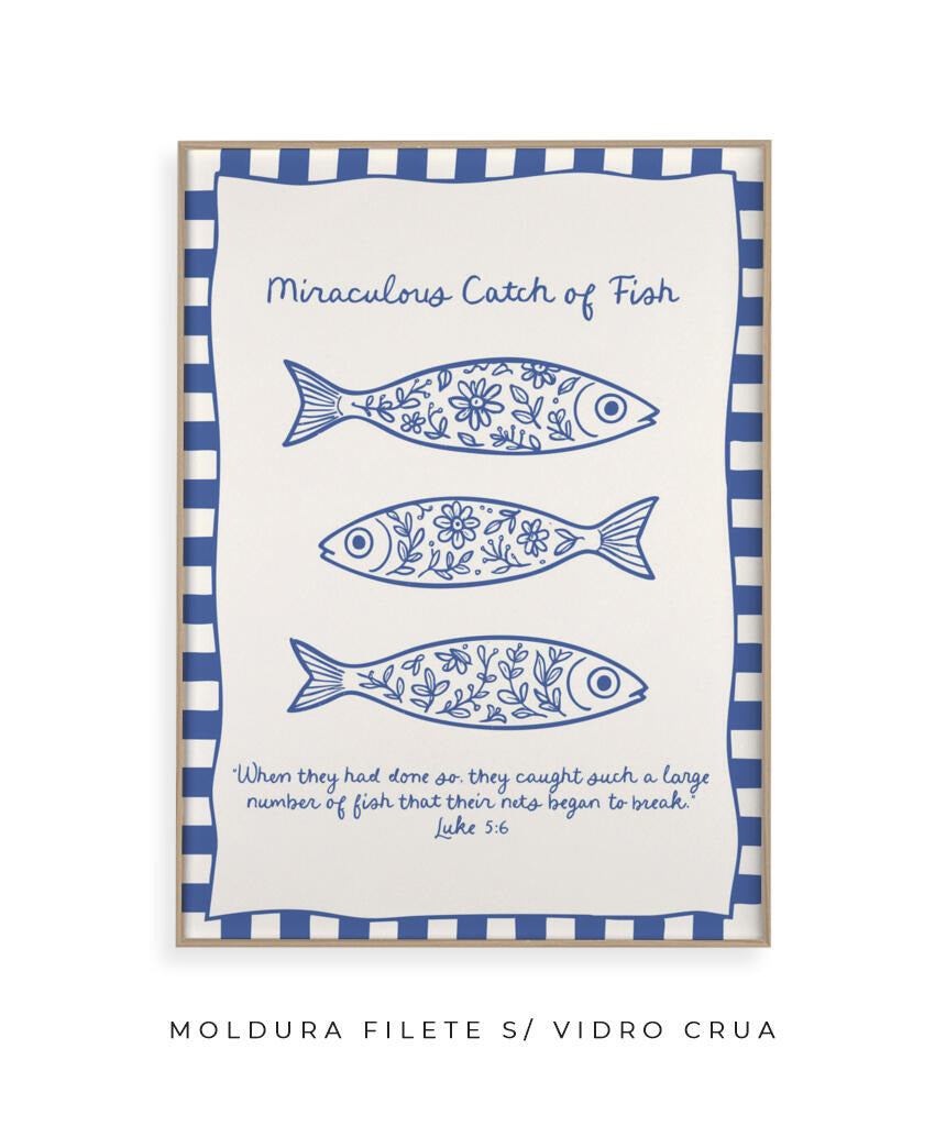 O Milagre da pesca- Lucas 5:6