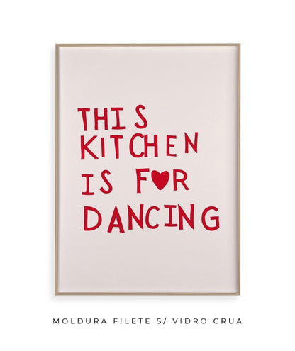 This kitchen is for dancing!