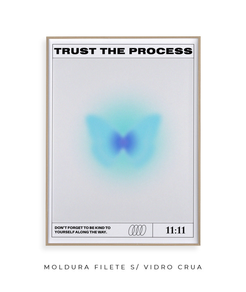 Trust the process (azul)