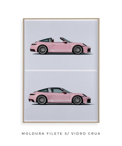 Pink porsche