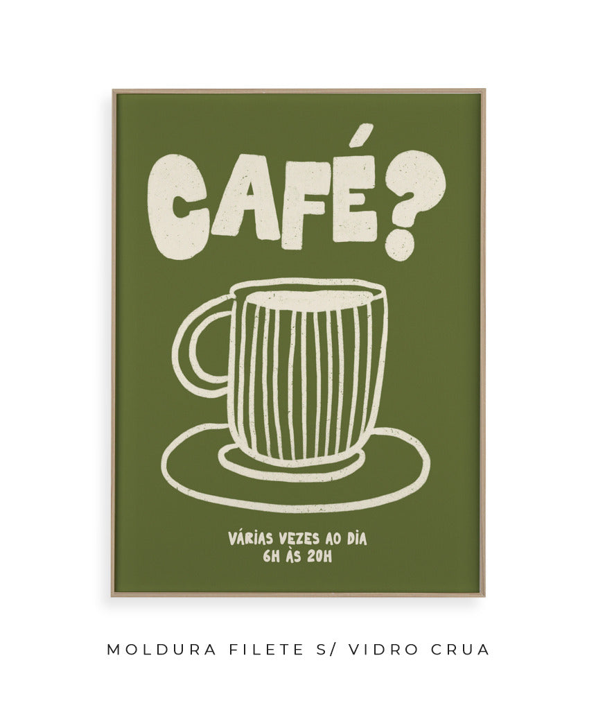Café?- Verde e Off White