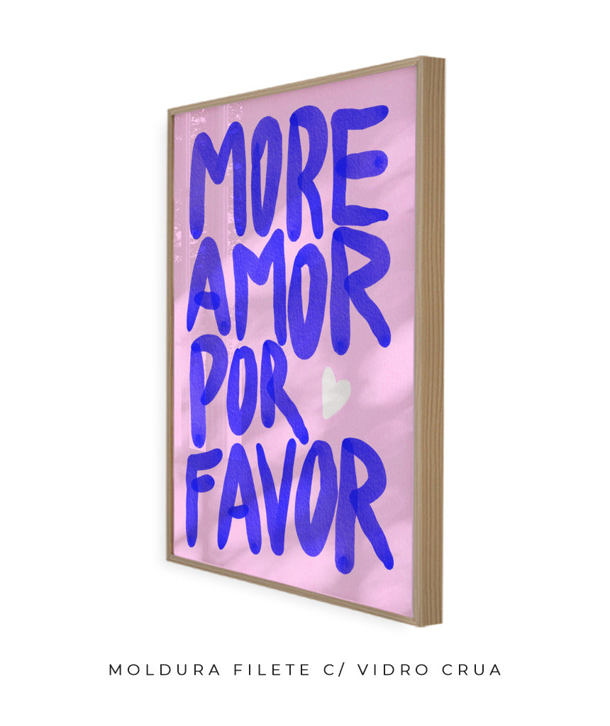 More amor por favor- azul
