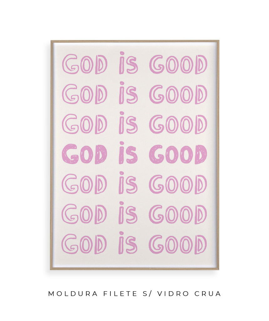 God is good (rosa)