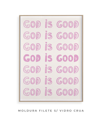 God is good (rosa)