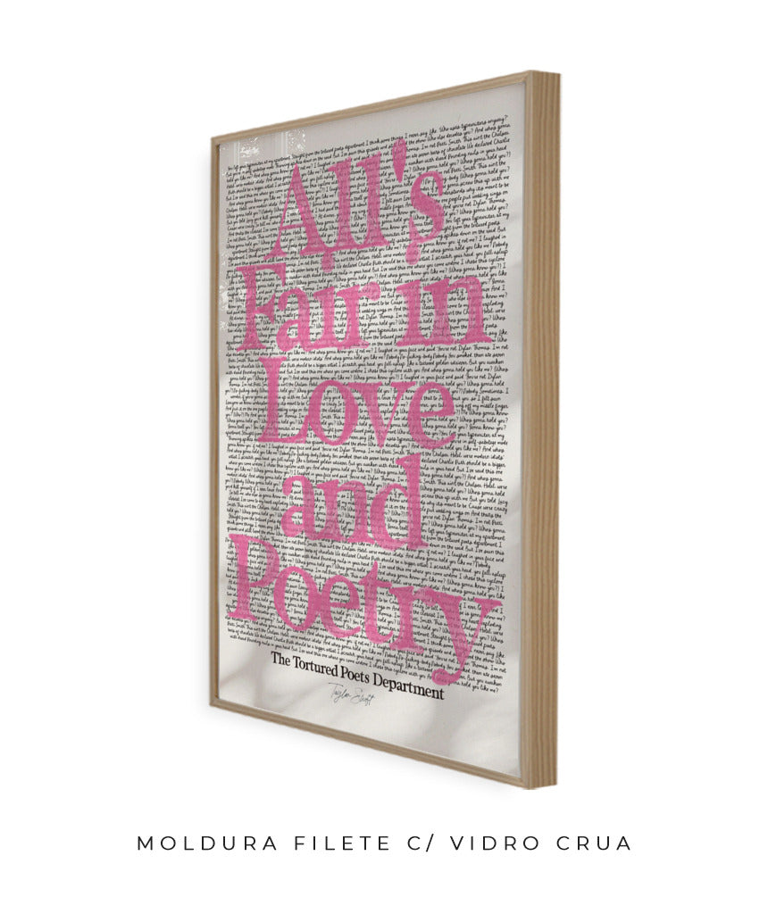 All is fair in Love and Poetry