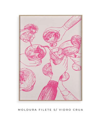 Pink Cheers (vertical)