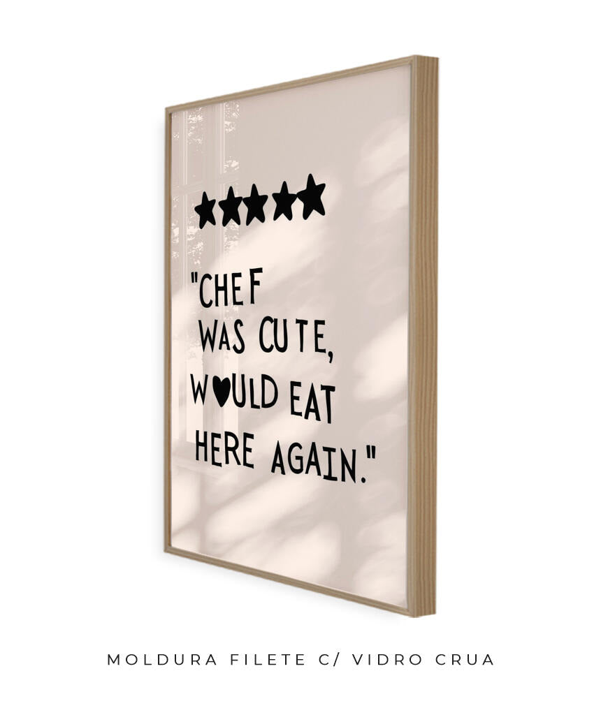 Chef was cute (preto)