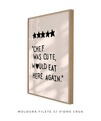 Chef was cute (preto)