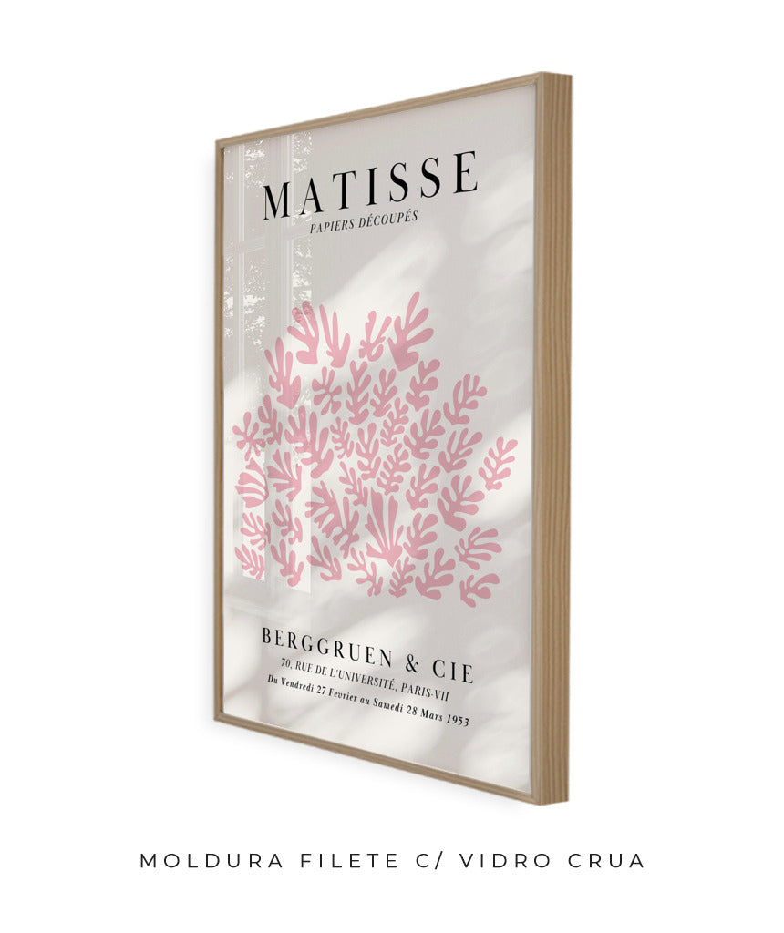 Matisse- Papier Découpés (rosa e off white)