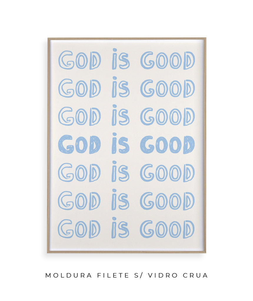 God is good (azul)